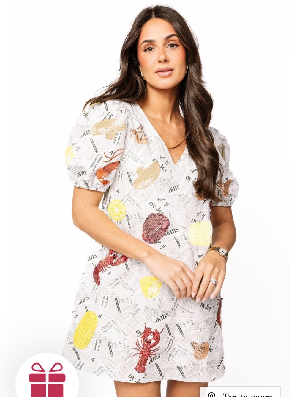 QUEEN OF SPARKLES Crawfish Broil Dress
